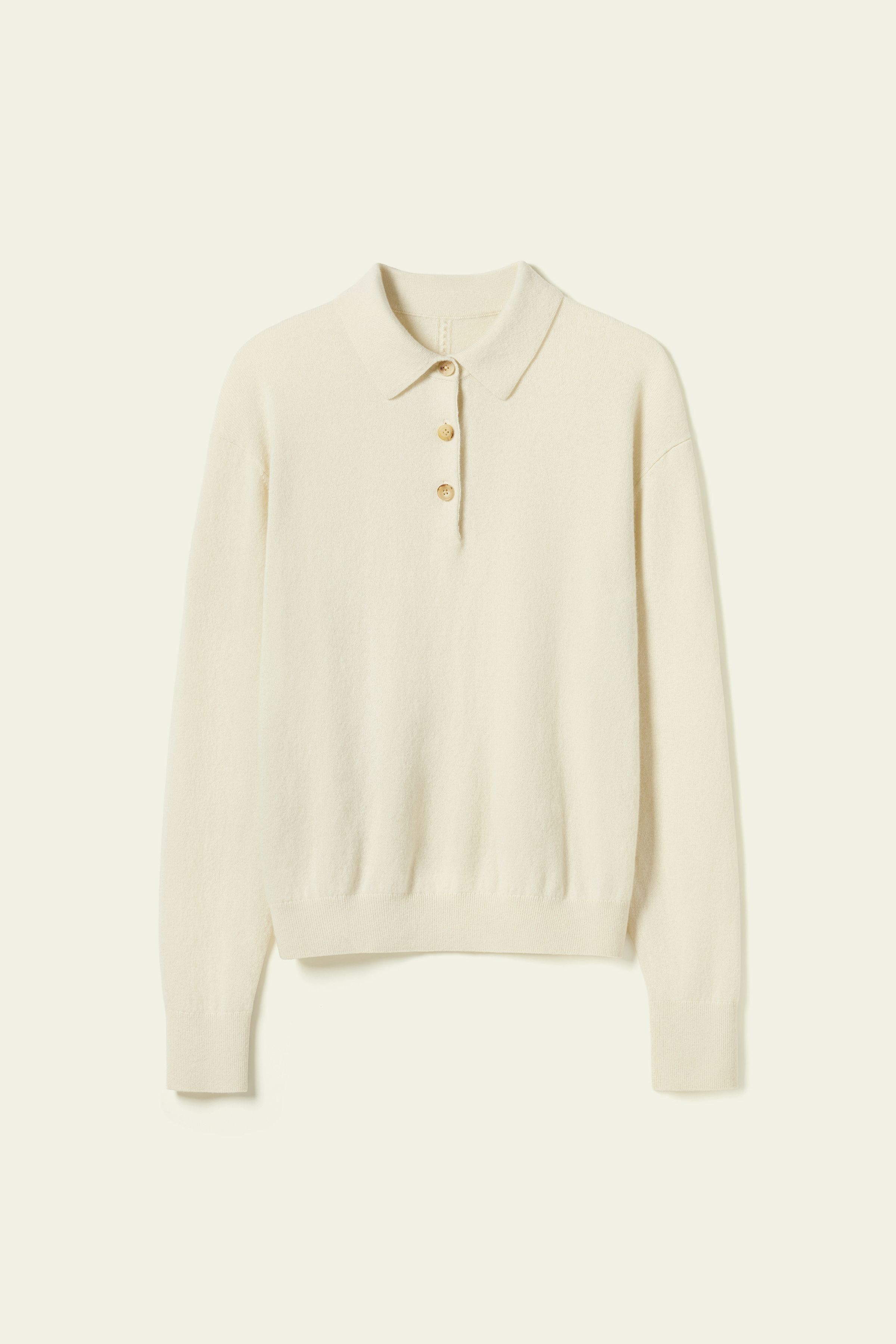 Baby Cashmere Polo Shirt | LilySilk