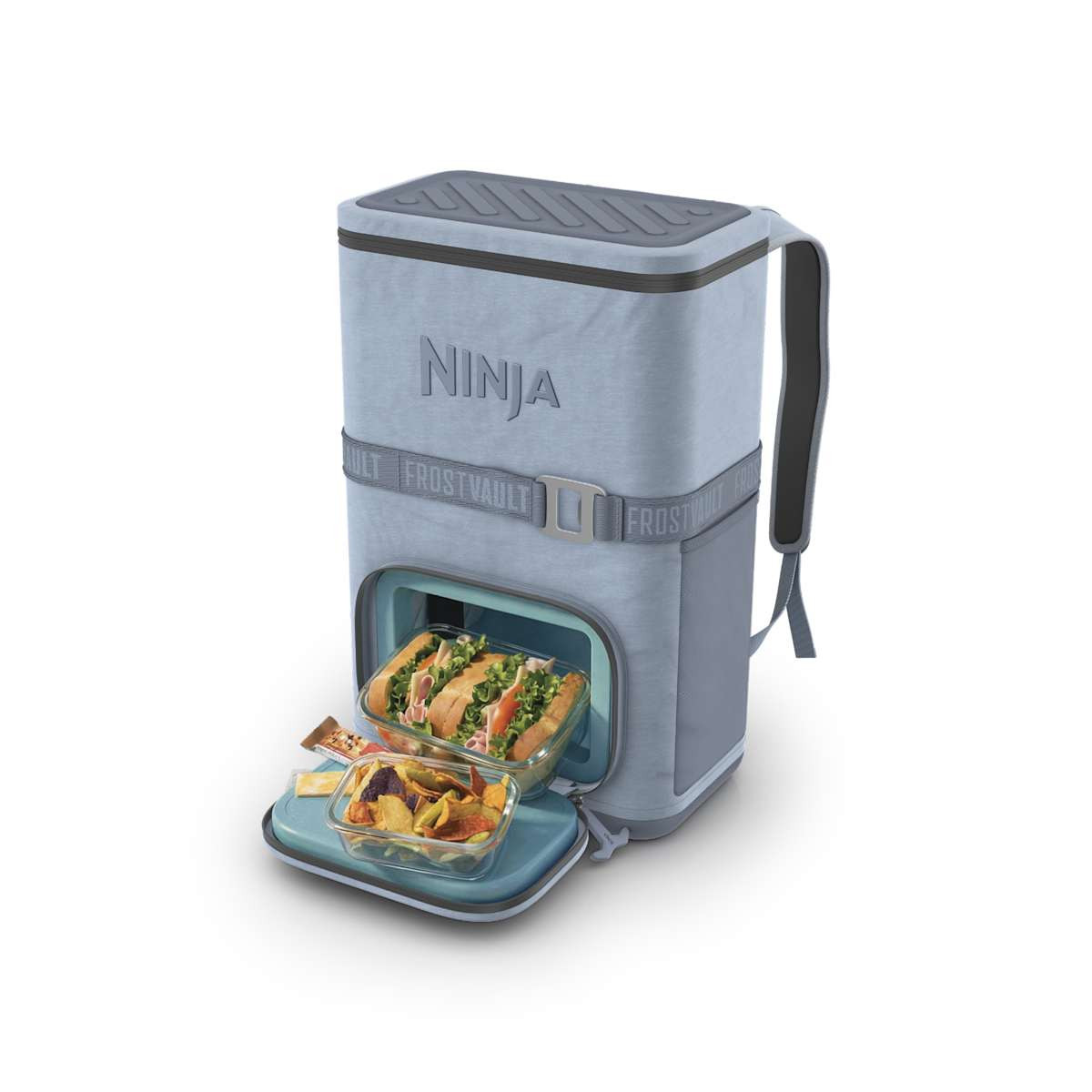 Ninja FrostVault 24 Can Backpack Cooler in Blue Sky Bliss in Blue Bliss Sky | FF124BL1 | SharkNinja | SharkNinja