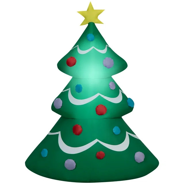 New Christmas Airblown Inflatables Yard Decoration Christmas Tree, 4 ft | Walmart (US)