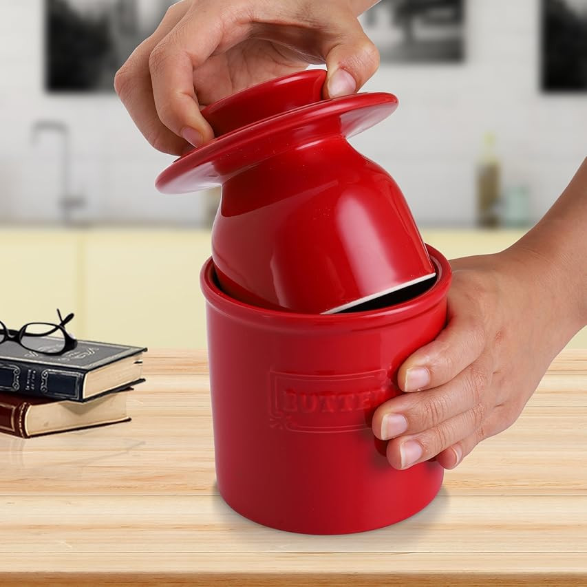 Butter Bell - The Original Butter Bell Crock by L. Tremain, French Ceramic Butter Dish, Café Retro C | Amazon (US)