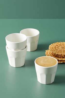 Matte Latte Espresso Cups, Set of 4 | Anthropologie (US)