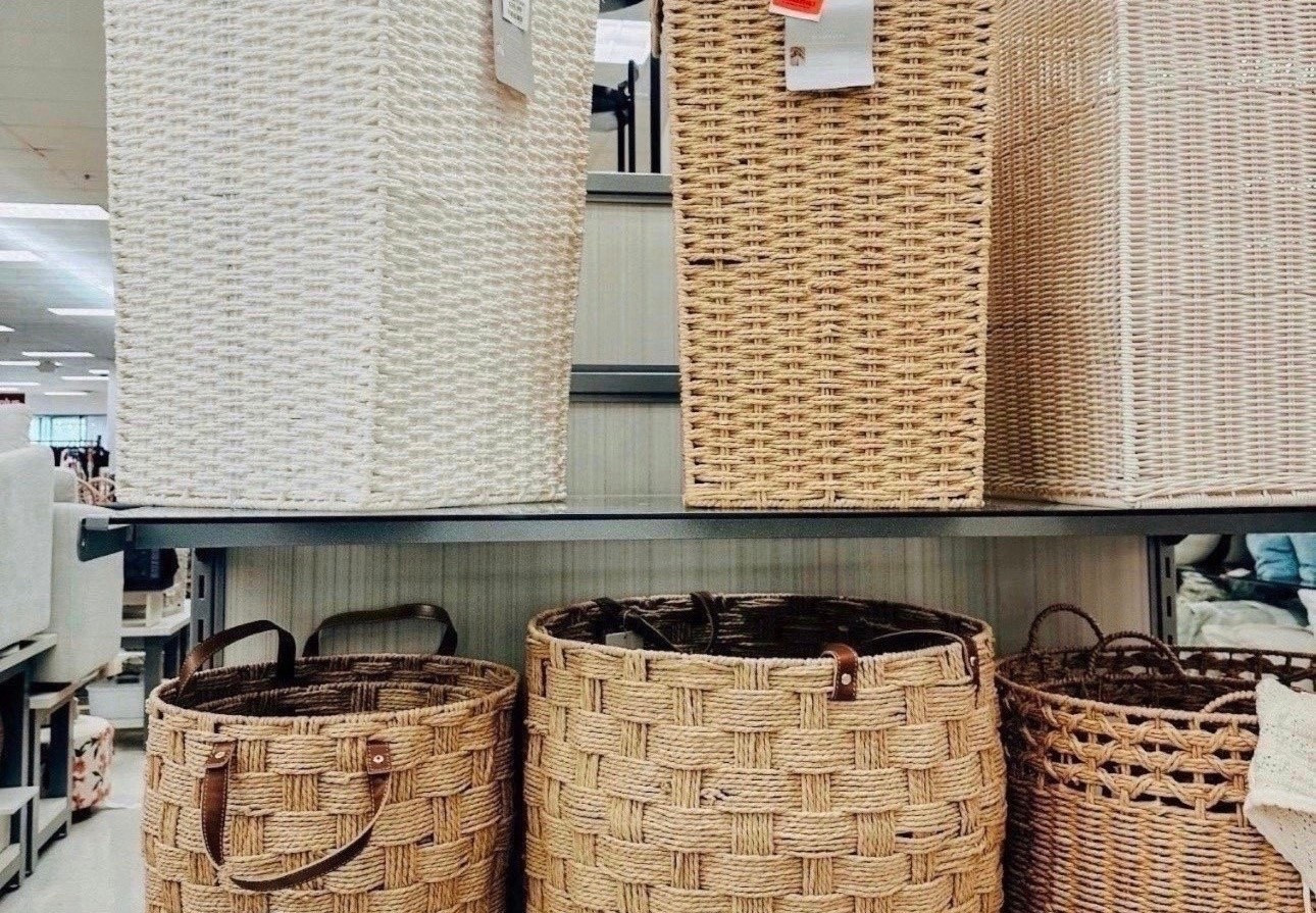 Aesthetic Wicker Storage Baskets for Living Room & Bedroom

#LTKHome