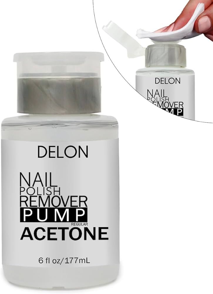 Acetone Nail Polish Remover With built-in Pump (175ml / 6 fl. oz) | Amazon (US)