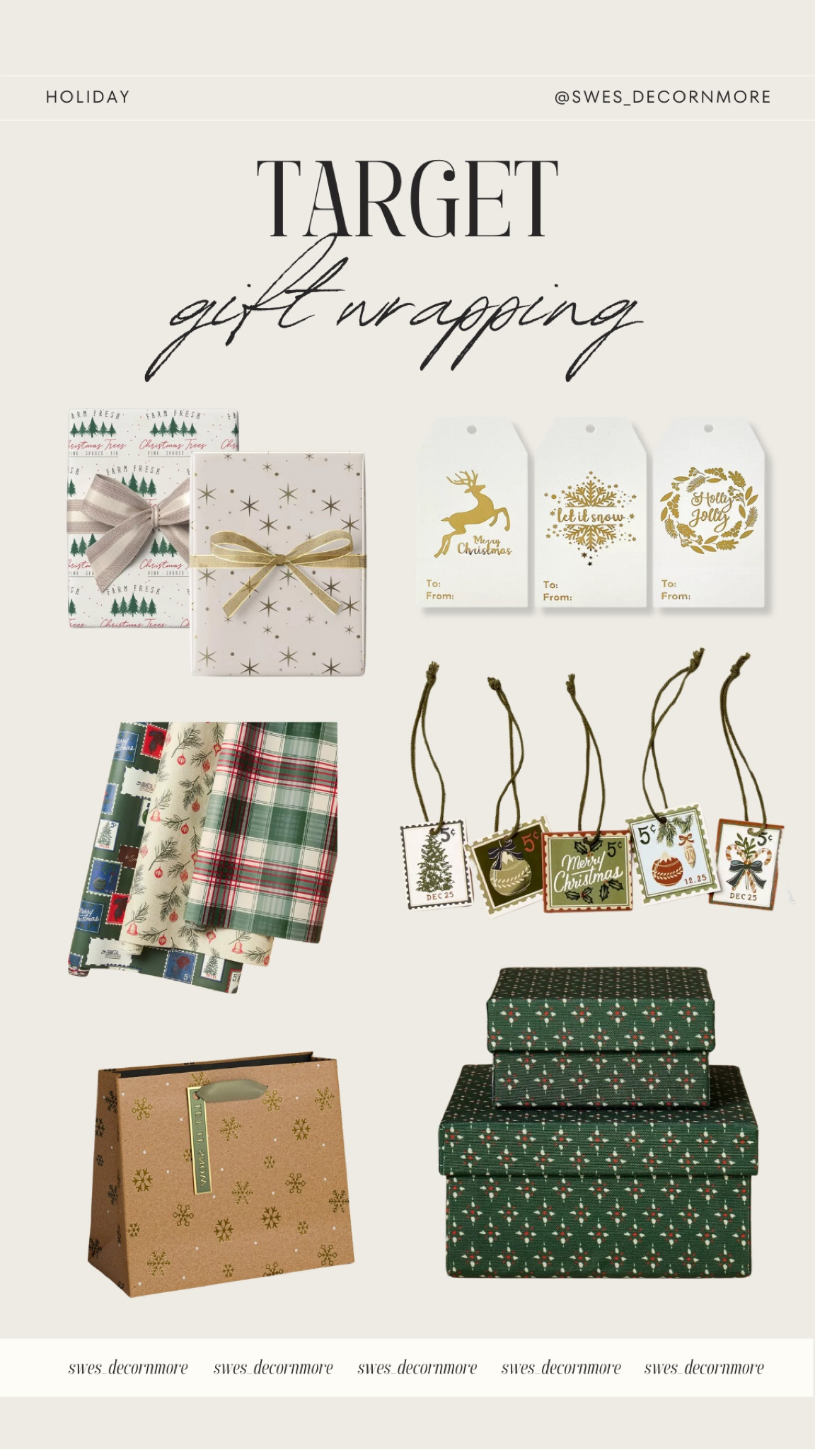 Target’s gift wrapping is here to make your presents look extra special this holiday season! From festive paper to cute ribbons, they’ve got everything you need!

#LTKHoliday #LTKStyleTip #LTKSeasonal