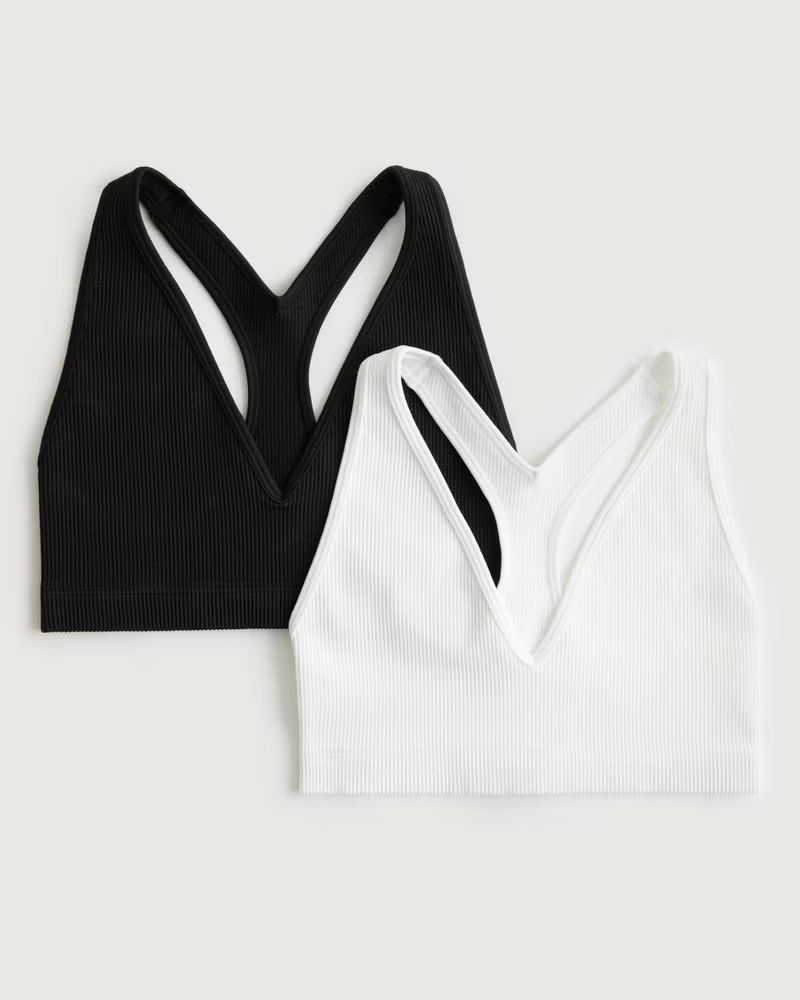 Damen Gilly Hicks Geripptes nahtloses Triangle-BH-Oberteil | Damen Bralettes | HollisterCo.com | Hollister (EU)