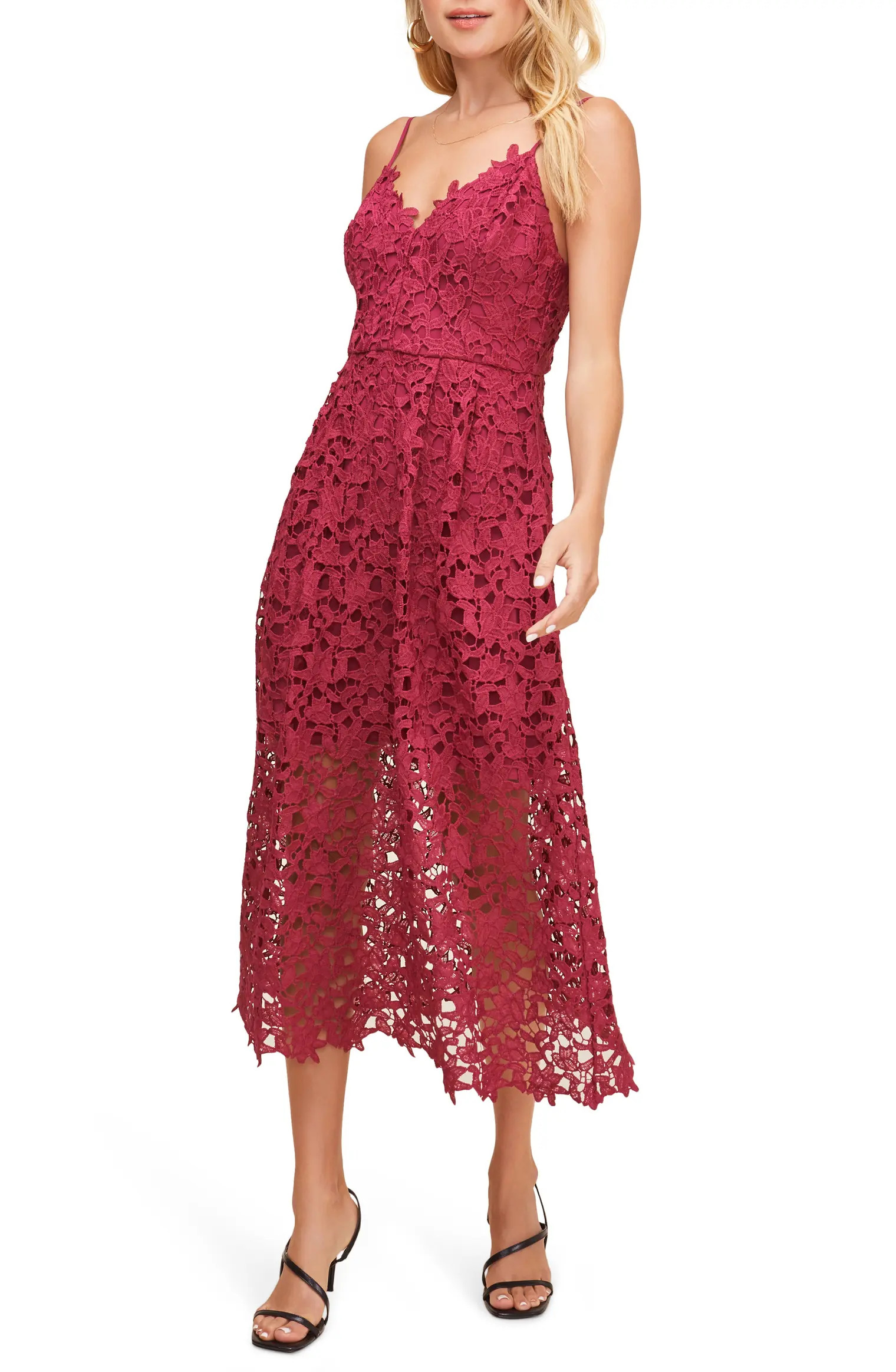 Lace Midi Dress | Nordstrom