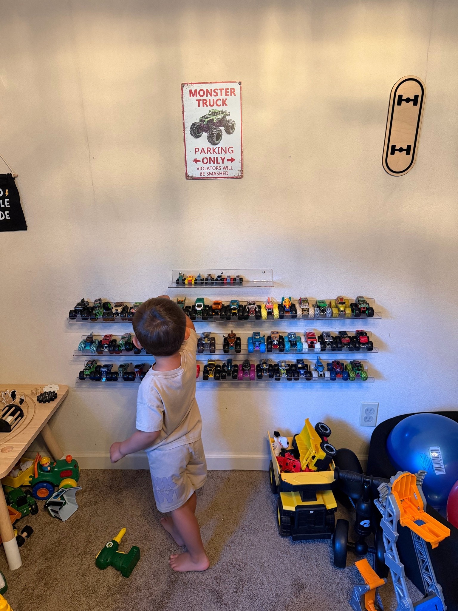 Where are my monster Jam Moms?! This is so fun and a great way to organize all the trucks, it’s basically a win/win for mom and sons!

#LTKKids #LTKBaby #LTKHome