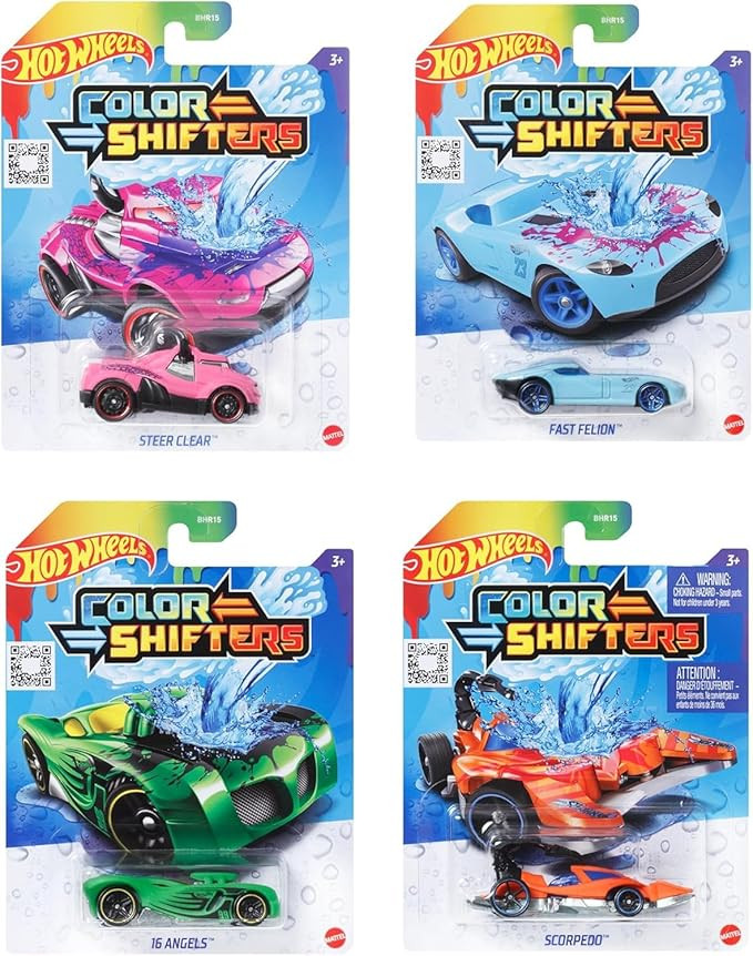 Hot Wheels Toy Car, 1:64 Scale Color Shifters Vehicle with Repeat Color Change in ICY Cold or Ver... | Amazon (US)