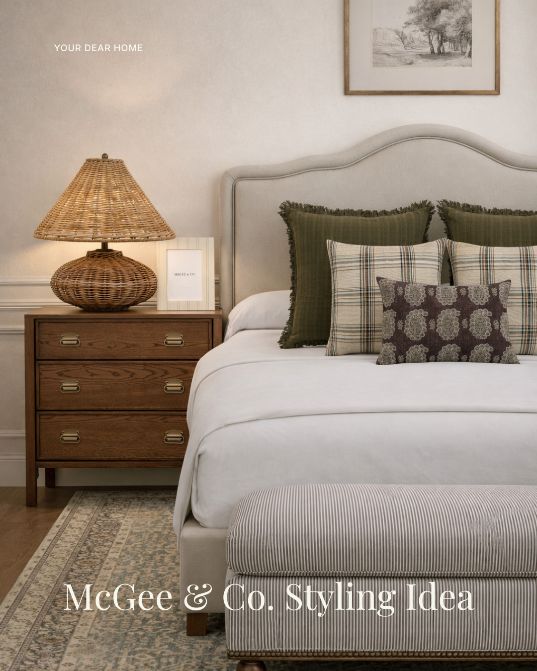 McGee & Co. bedroom styling idea! There's also some latest pieces from the Spring 2026 collection. Perfect time to refresh your home for spring! 

 #LTKSeasonal #LTKHome