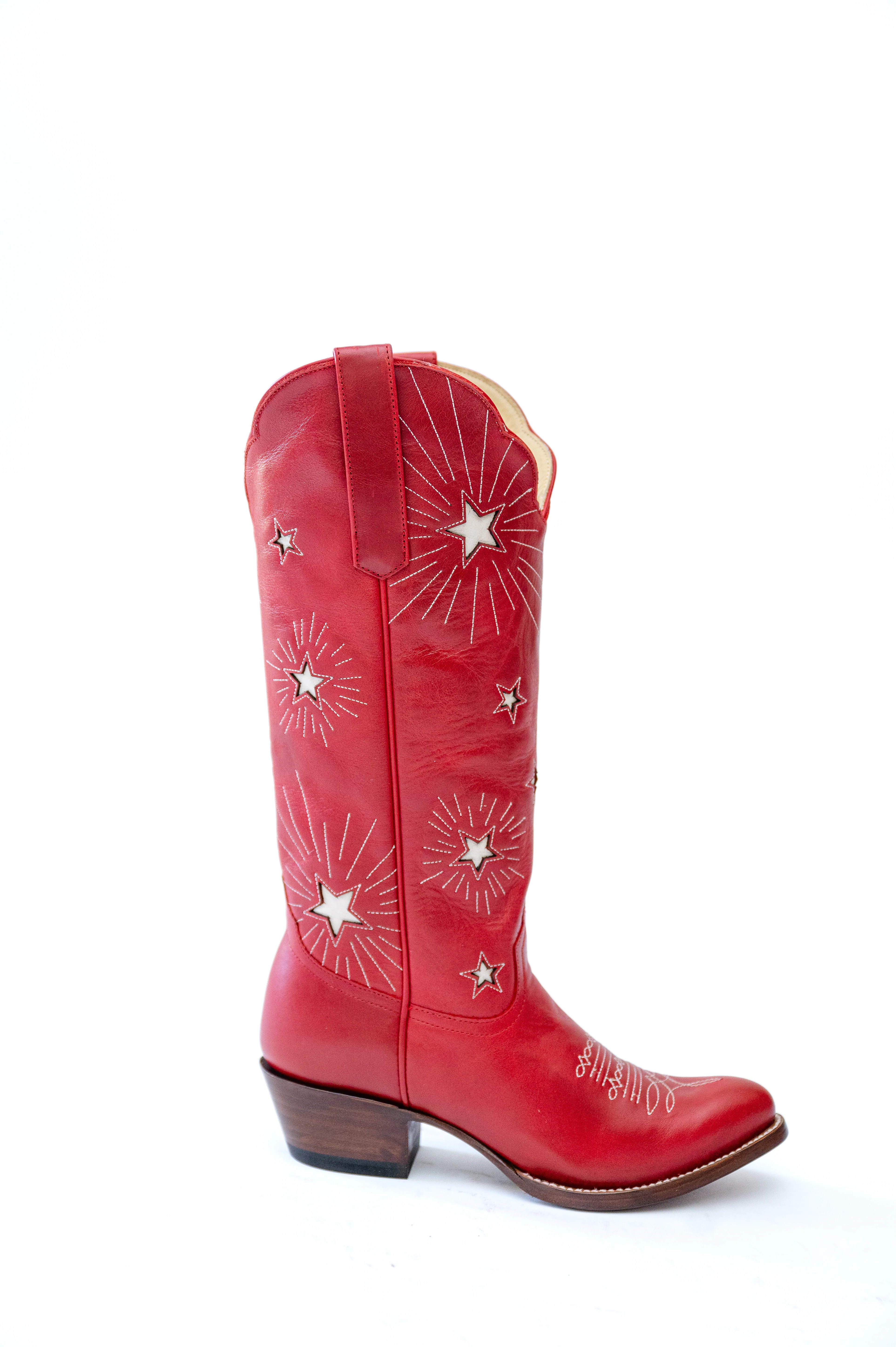 Sarah “Superstar” Cowgirl Boot in Old Glory Red | Petite Paloma