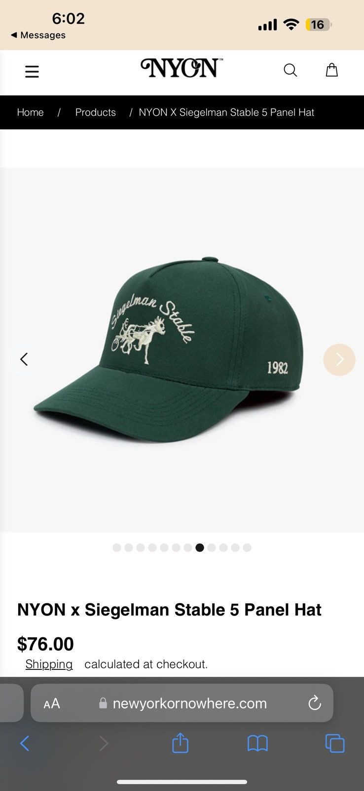 Siegelman Stable NYON x Siegelman Stable 5 Panel Hat | Grailed | Grailed