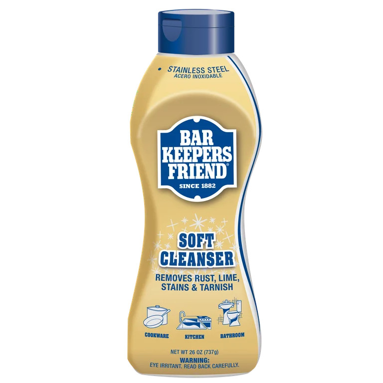 Bar Keepers Friend Soft Cleanser, 26 oz Squeeze Bottle, Citrus, 6/Carton | Walmart (US)