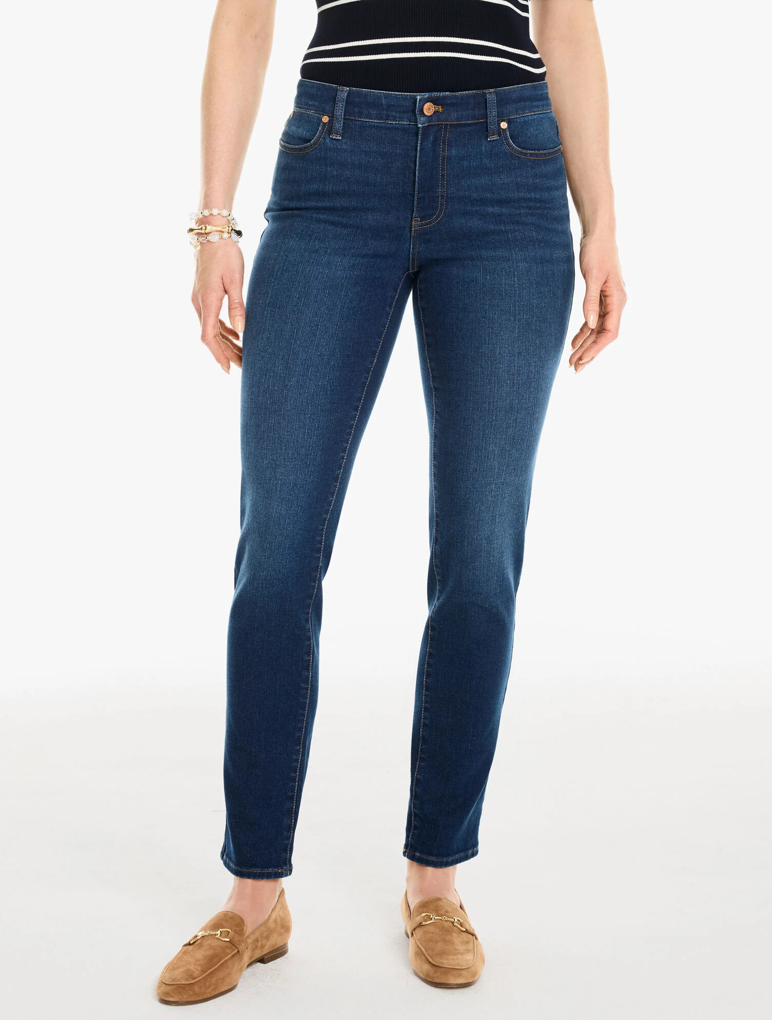 Slim Ankle Jeans - Kimbrough Wash | Talbots