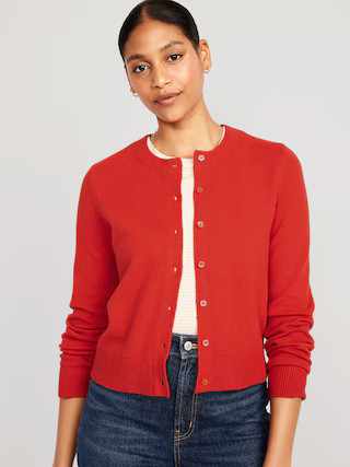 Cropped Cardigan Sweater for Women | Old Navy (US)