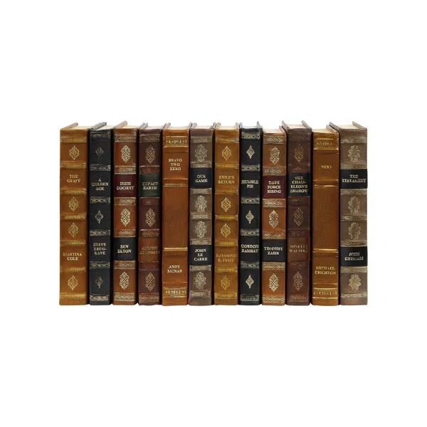 12 Piece English Fine Decorative Book Set | Wayfair North America