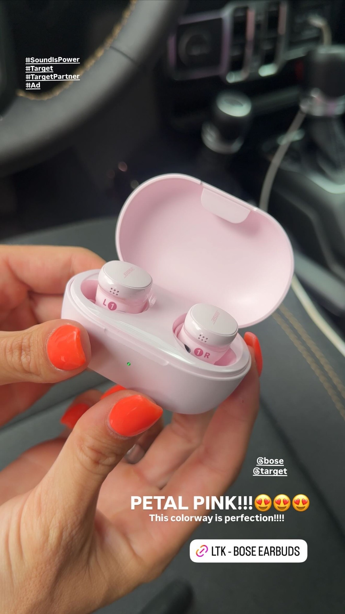 @bose 
@target  PETAL PINK!!!😍😍😍 This colorway is perfection!!!! #SoundIsPower
#Target
#TargetPartner
#Ad

@shopltk #liketkit & #liketk.it/xx 

