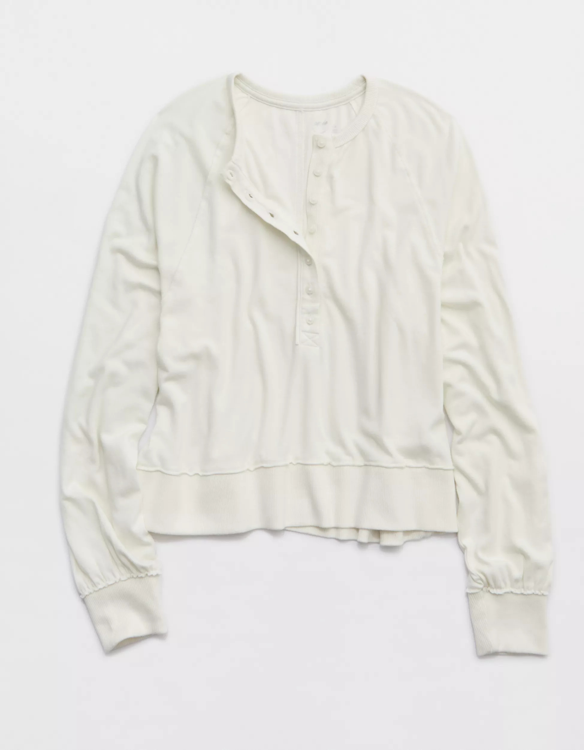 Aerie Happy Snit Henley T-Shirt | Aerie