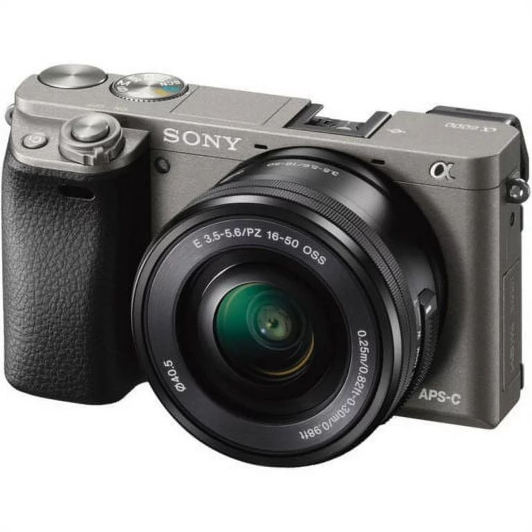 Sony Alpha a6000 Mirrorless Digital Camera with 16-50mm Lens (Graphite) ILCE6000L/H | Walmart (US)