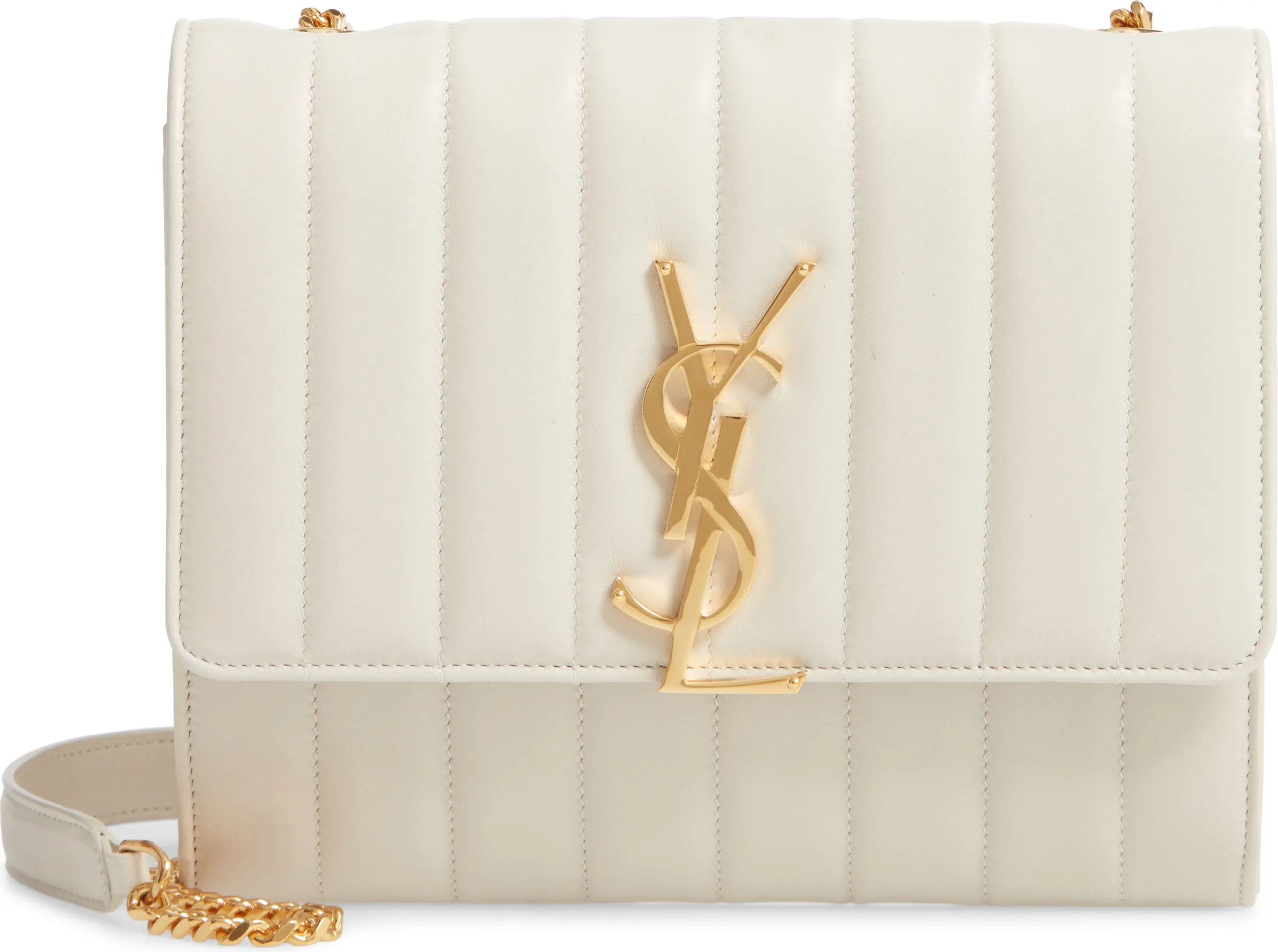 Saint Laurent Small Vicky Leather Wallet on a Chain | Nordstrom