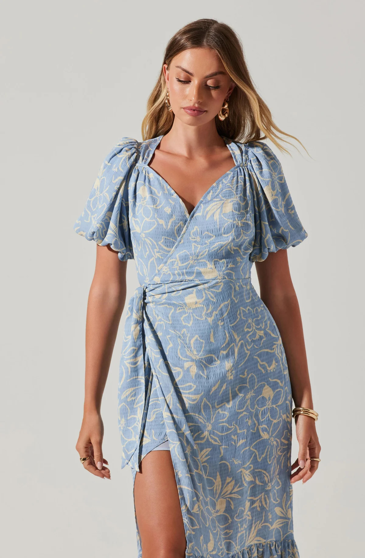 Modena Floral Midi Dress | ASTR The Label (US)
