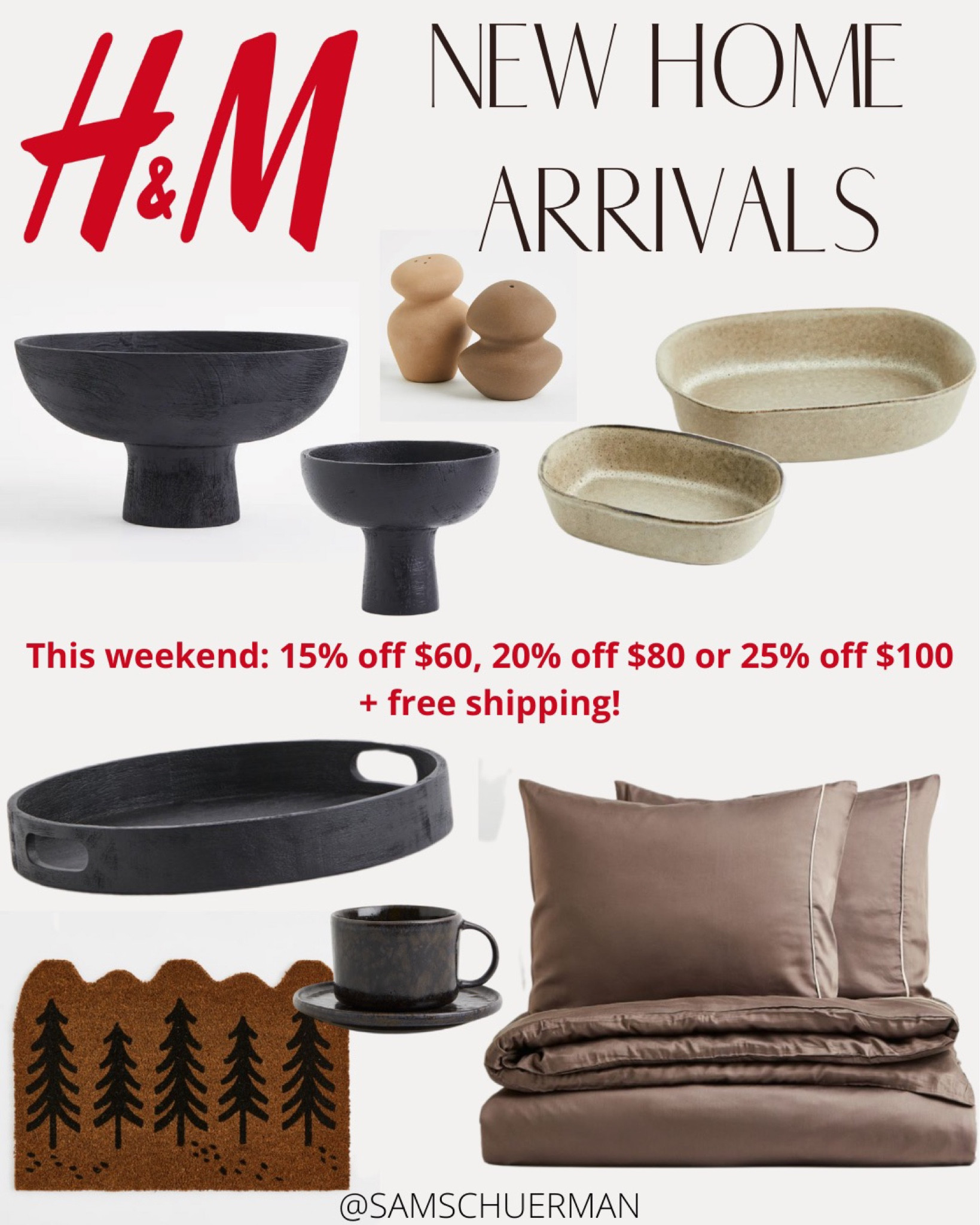 H&M New Home arrivals. How cute are these salt shakers?! 🧂 



#LTKHoliday #LTKhome #LTKsalealert