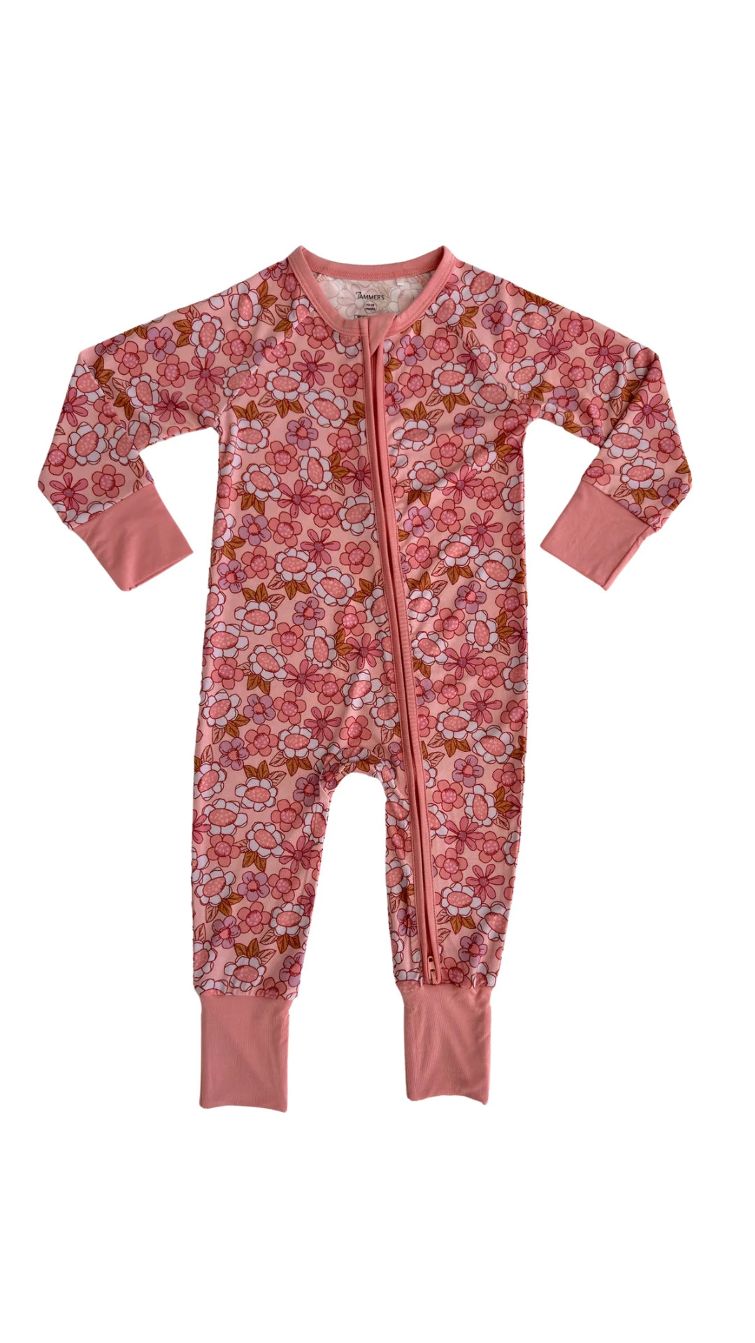 Emma Floral Zipper Romper | In My Jammers