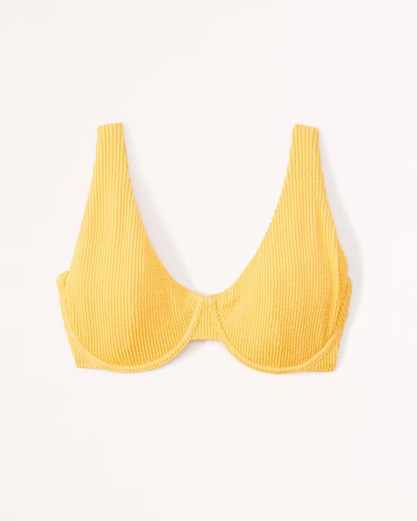 Curve Love Wide Strap Underwire Bikini Top | Abercrombie & Fitch (US)