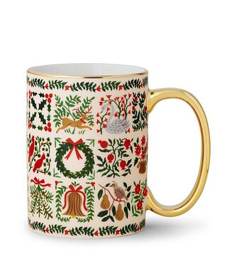Rifle Paper Co. Holiday Christmastide Porcelain Mug | Dillard's | Dillard's