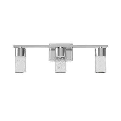 Origin 21 Dunwynn 22-in 3 Light Polished Chrome Integrated LED Modern/contemporary Bathroom Vanit... | Lowe's