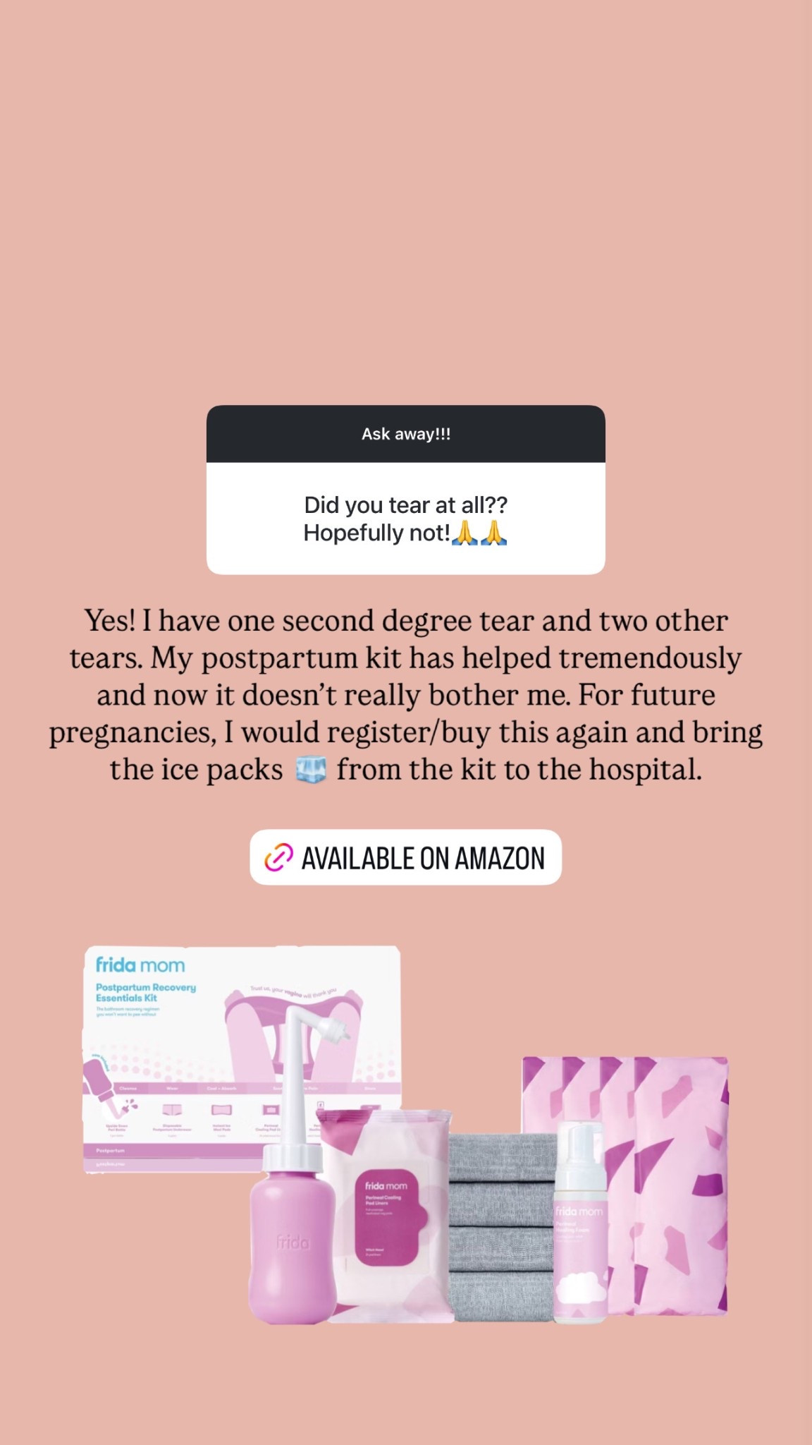 Postpartum kit I’ve used once home from hospital!!! I love the briefs & ice packs!! 

#LTKBaby #LTKFindsUnder100 #LTKBump