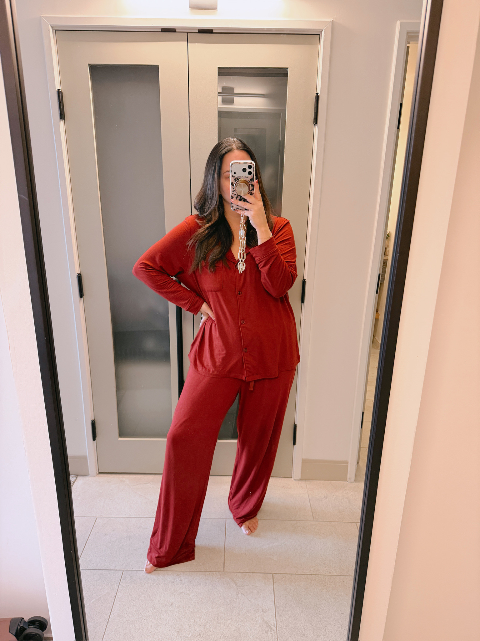 wearing an XL 

 #LTKSeasonal #LTKMidsize