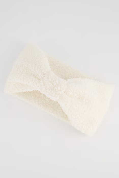 Teddy Fleece Knotted Headband | Ulla Popken - US