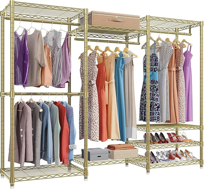 VIPEK V5 Portable Closet Wardrobe Heavy Duty Clothes Rack, Freestanding Metal Clothing Rack Custo... | Amazon (US)