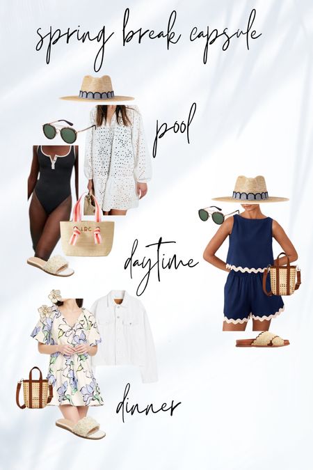 spring break outfits for the pool, daytime fun, and dinners out! Budget friendly vacation outfits 

#LTKtravel #LTKstyletip #LTKfindsunder100