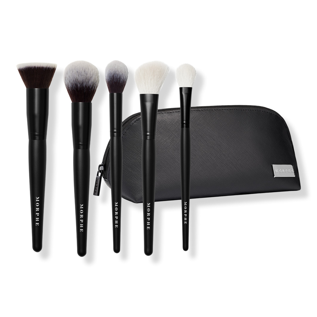 Face The Beat 5 Piece Face Brush Collection + Bag | Ulta