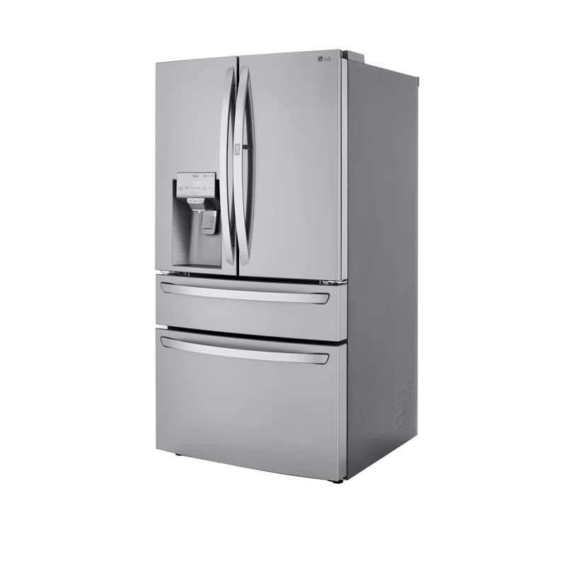 LG 36" 30 Cubic Feet Smudge-Resistant Smart French Door Refrigerator with External Water and Ice ... | Wayfair North America