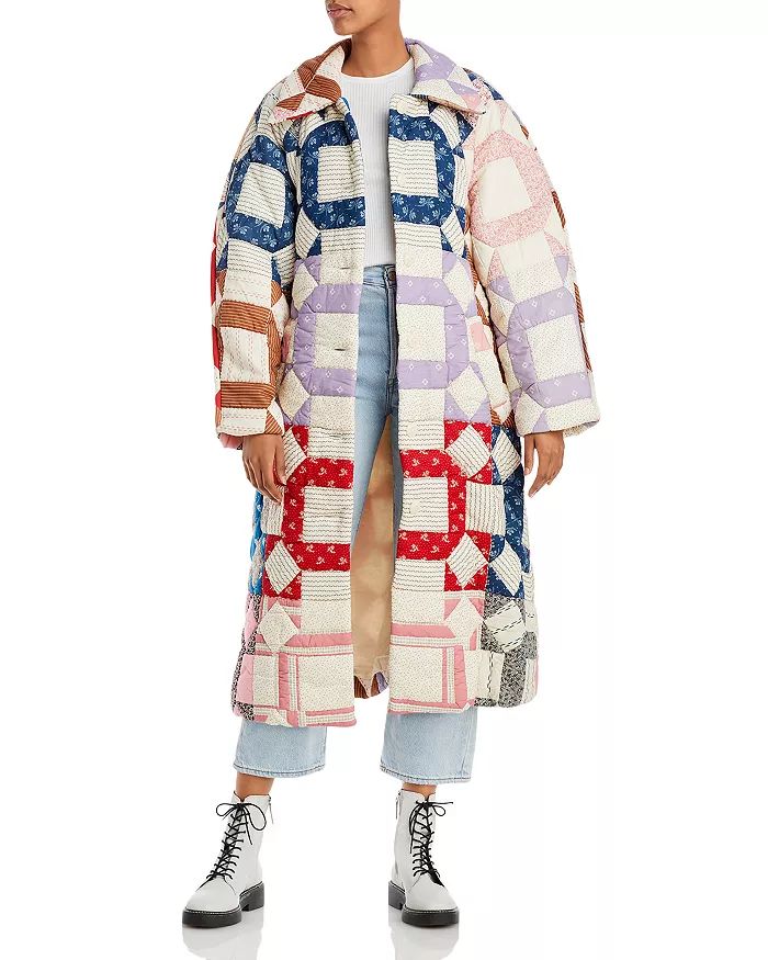 Sea Cotton NYC Nohr Quilted Patchwork Coat Women - Bloomingdale's | Bloomingdale's (US)