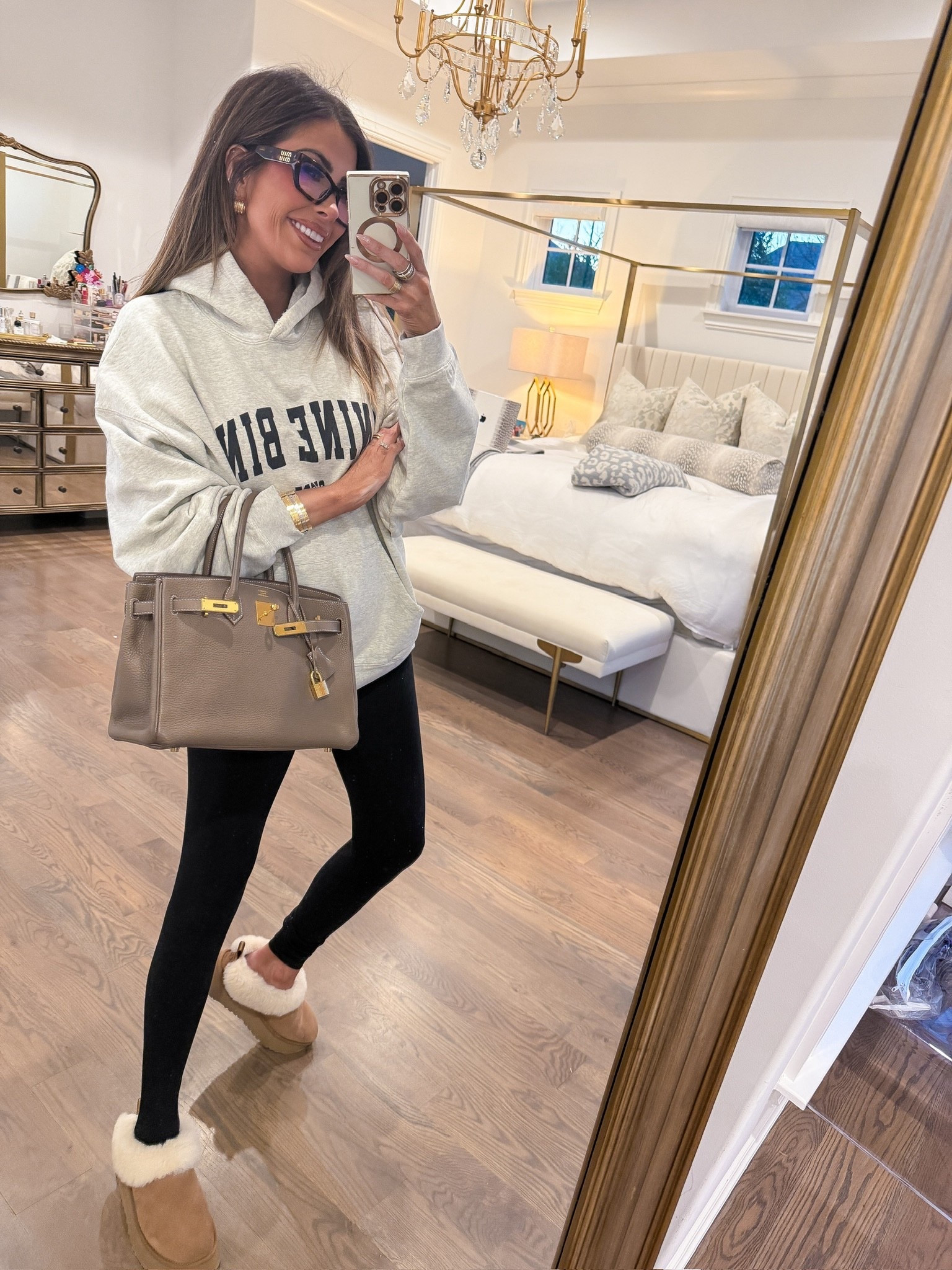 I’m wearing a size medium in this hoodie! 

Anine Bing, Hoodie, Leggings, Uggs, Boots, Blue Light Glasses, Etoupe Birkin, Casual Outfit, Emily Ann Gemma

#LTKSeasonal #LTKHoliday #LTKootd