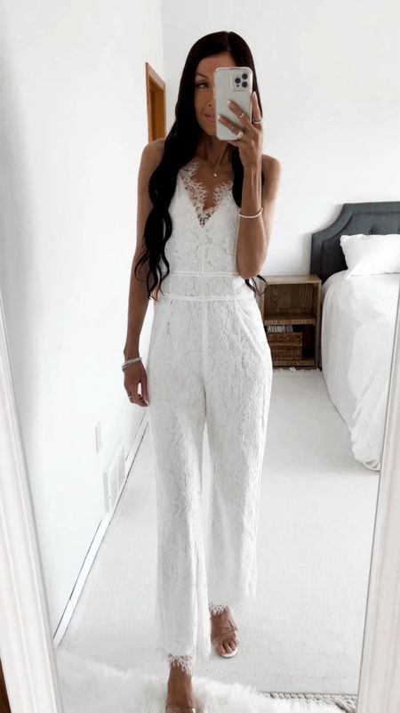 Pretty white lace jumpsuit for Mother's Day brunch or any special occasion.

White lace outfit
Lace jumpsuit
Jumpsuit
Jumpsuits
White jumpsuit
White jumpsuits
Lace outfits
Mother's Day outfit
Mother's Day outfits
Mother's Day looks
Amazon must-haves
Amazon fashion
#amazonfashionfavorites #amazonfinds #amazonpicks #amazonhfashionfinds #amazonshopping
#founditonamazon #amazoninspo #budgetfriendly #dailydeal #trendy #trending #amazon #amazonprime #amazonideas #amazongems #findsandfaves #findsandfavorites
Lace style
Fashion finds
Fashion favorites
Style favorites
Fashion faves
Lace			
Amazon			
Amazon style			
Fashion over 30			
Style over 30			
Outfits over 40			
Over 30 fashion			
Over 30 outfits			
Fashion for over 30			
Fashion for over 35			
Over 35 fashion			
Fashion			
Style			
Trending			
Spring outfit			
Spring outfits			
Spring looks			
Summer looks			
Summer outfit			
Summer outfits			
Summer fashion			
Amazon shopping			
Found it on Amazon
Amazon inspo
Amazon ideas
Finds and favs
Mother's Day
Strappy sandals
Stiletto heels
White stilettos
White strappy heels
Special occasion outfits
Special occasion outfit
Date night
Date night outfit
Date night outfits
Outfit inspo
Spring outfit inspo
Summer outfit inspo
Date night inspo
Mother's Day outfit inspo




#LTKVideo #LTKstyletip #LTKparties