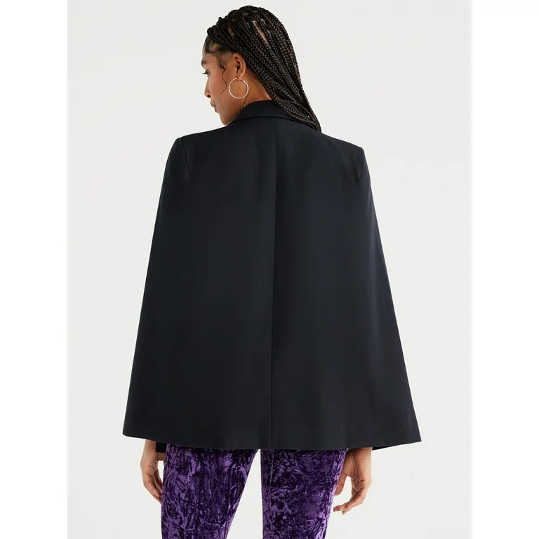 Scoop Women’s Cape Blazer, Sizes XS-XXL | Walmart (US)