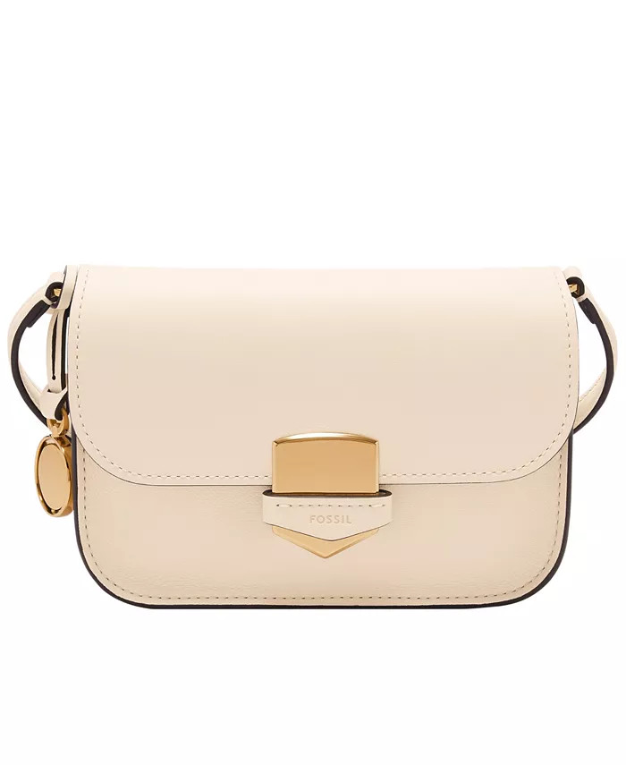 Fossil Lennox Flap Leather Crossbody Bag - Macy's | Macy's