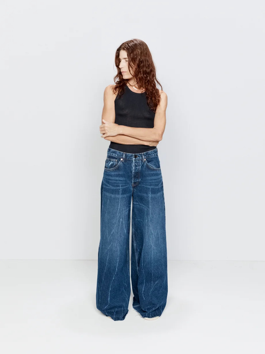 Loon organic-cotton flared jeans | Raey | Matches (US)
