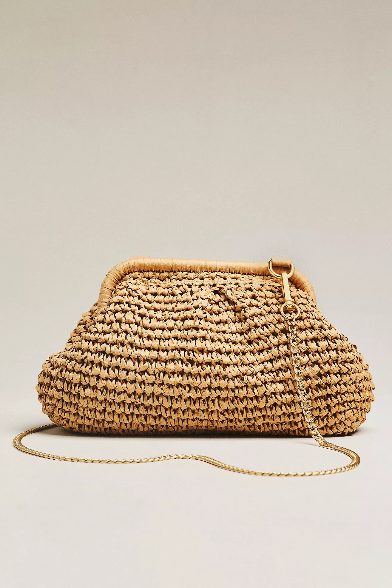L Space Harmony Raffia Clutch | Anthropologie (US)