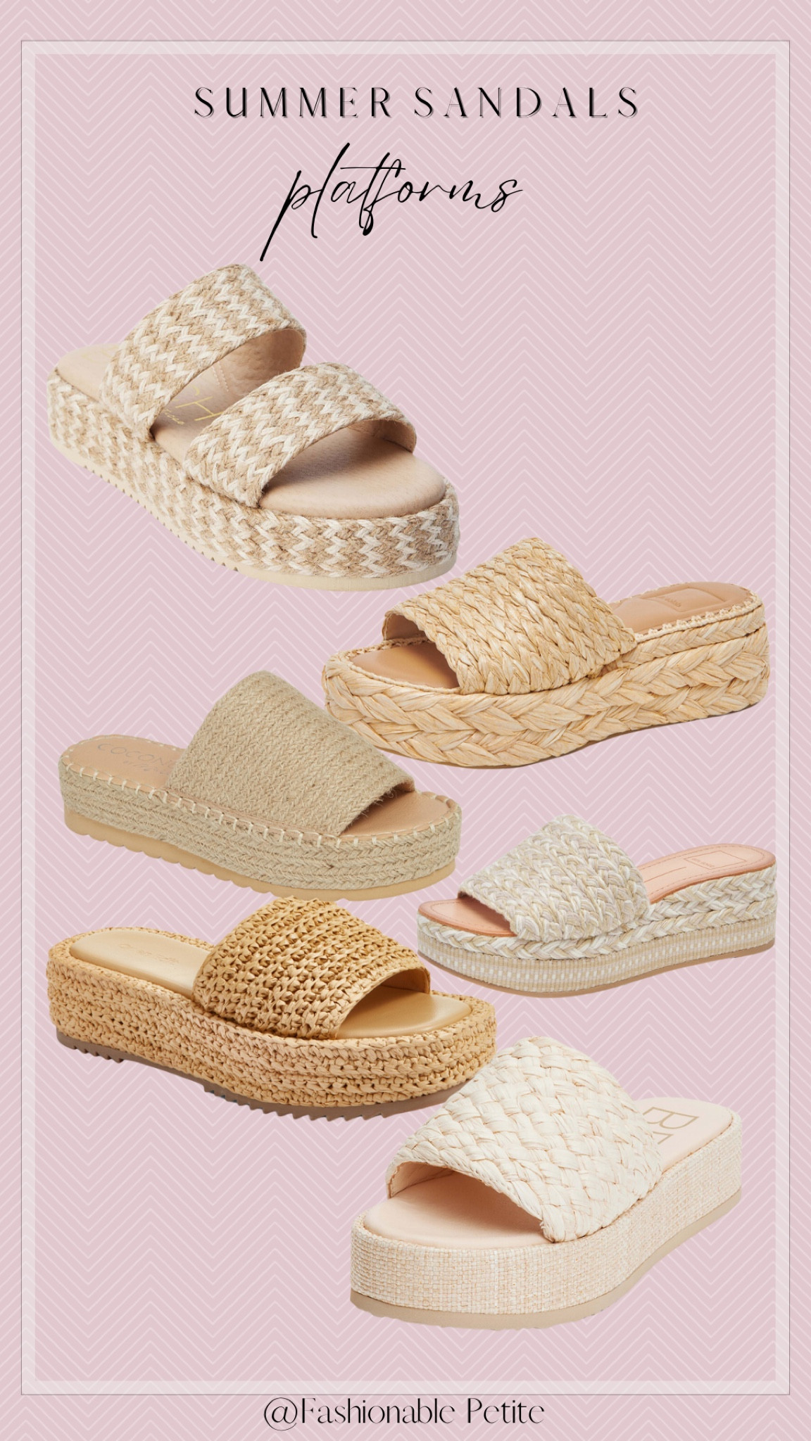 Platform sandals for summer! Summer shoes. Summer sandals. Women’s sandals. Raffia. Platform sandals. Slide sandals. 

#LTKshoecrush