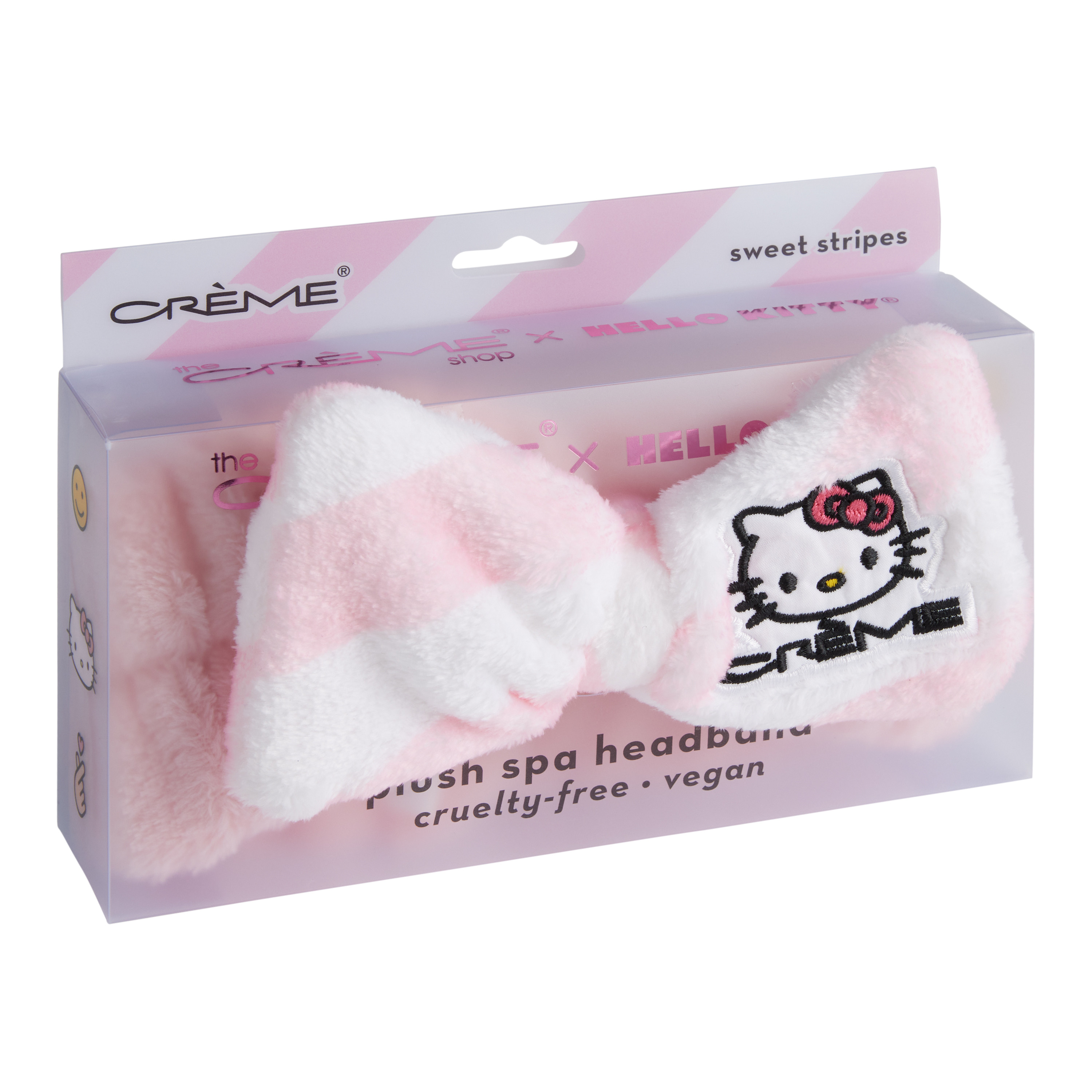 Creme Shop Hello Kitty Plush Spa Headband with Bow | World Market