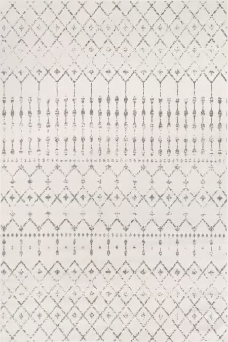 Gray Moroccan Trellis Area Rug | Rugs USA