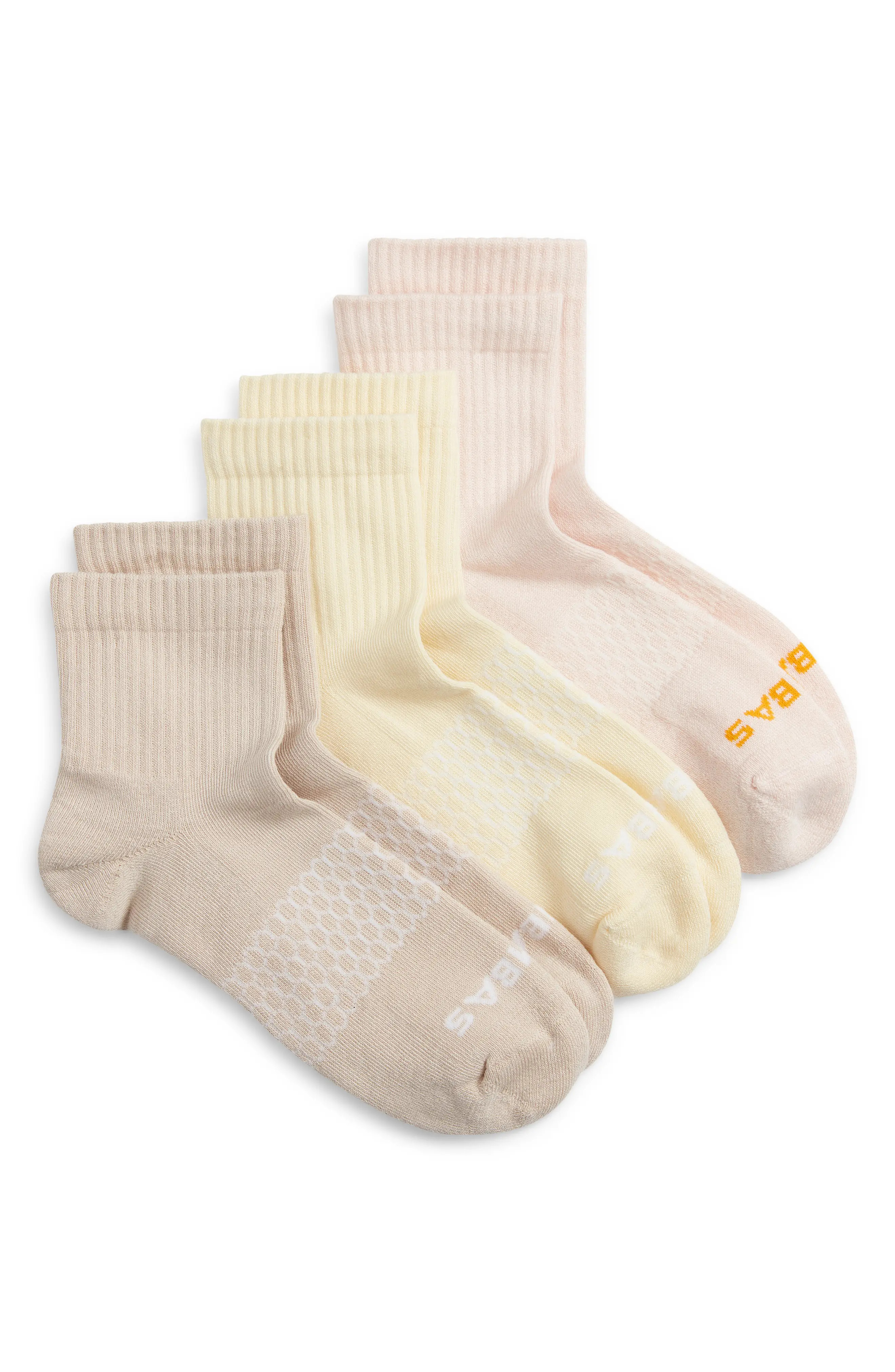 Assorted 3-Pack Quarter Crew Socks (Women) | Nordstrom | Nordstrom