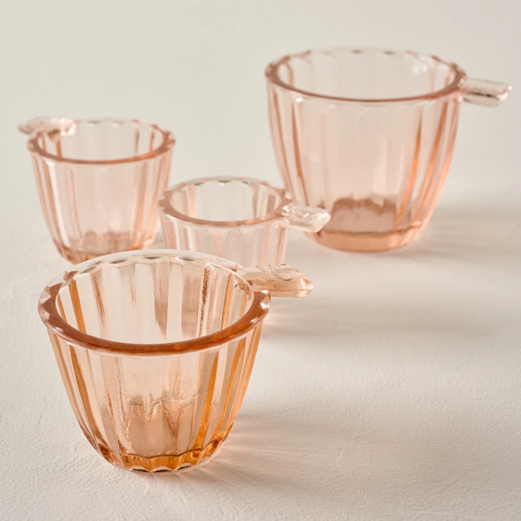 Blush Glass Measuring Cup Set | Magnolia