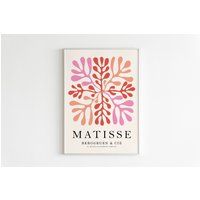 Pastel Henri Matisse Print, Danish Aesthetic, Flower Art Abstract Wall Art, Modern Room Decor, Flora | Etsy (US)