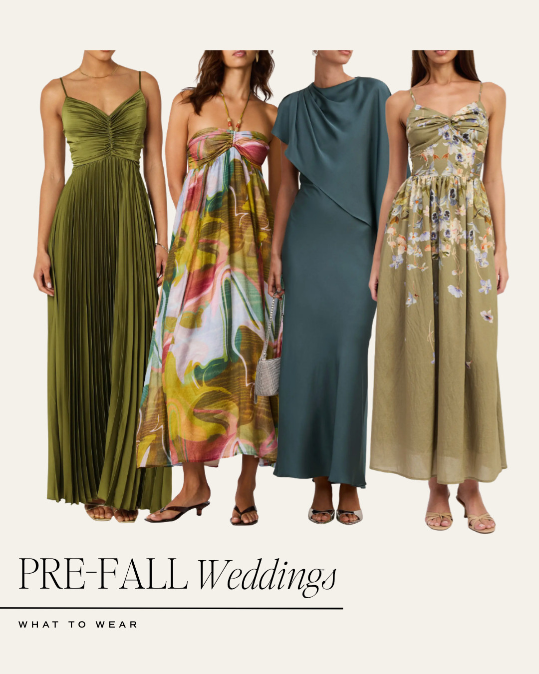 Wedding guest dresses I recommend for this pre-fall season!

#LTKSeasonal